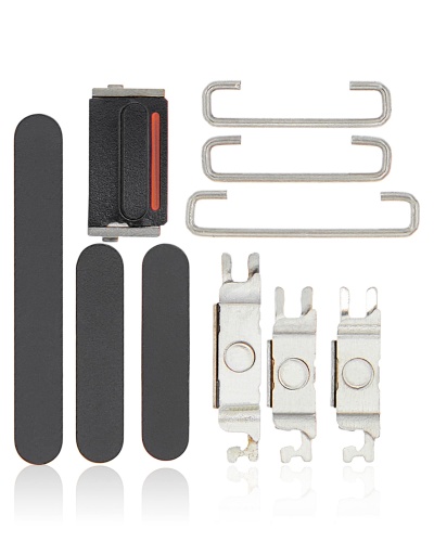 Hard Buttons (Power / Volume / Switch) Compatible For iPhone 13 / 13 Mini (Midnight)