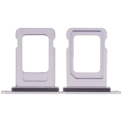 Single Sim Card Tray Compatible For iPhone 14 / 14 Plus (Purple)