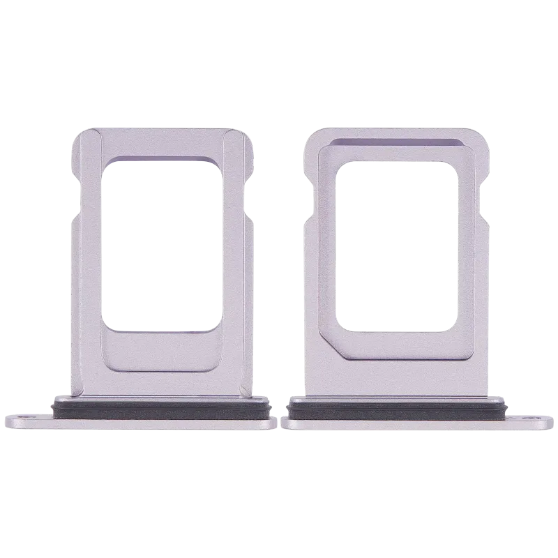 Single Sim Card Tray Compatible For iPhone 14 / 14 Plus (Purple)