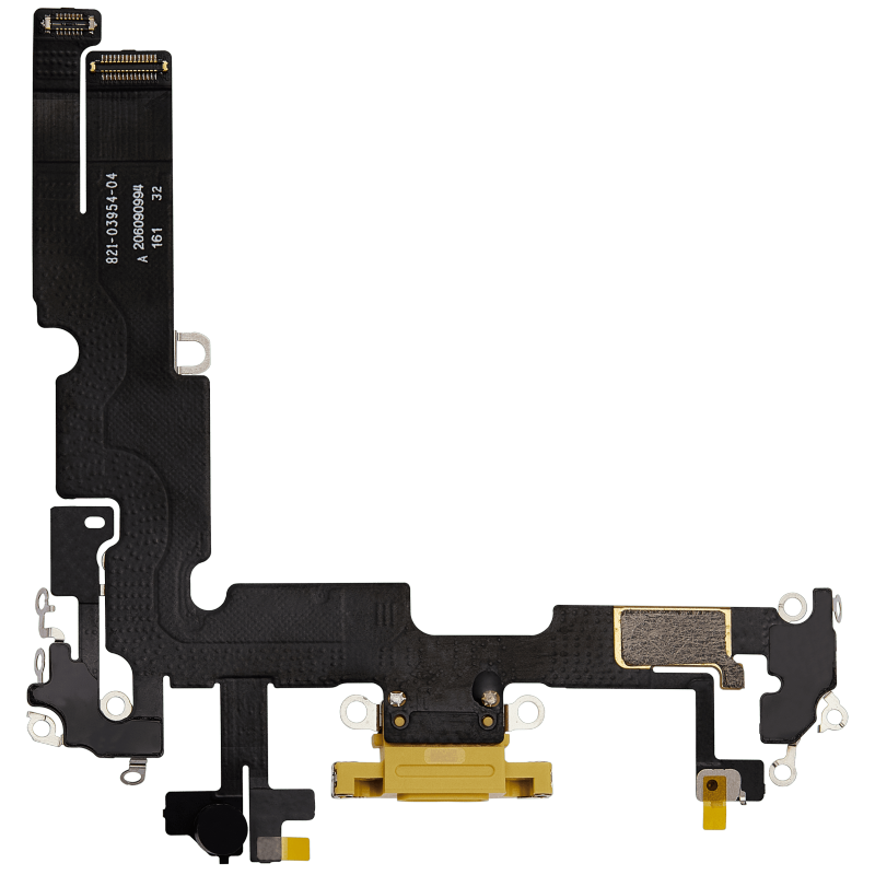 Charging Port Flex Cable Compatible For iPhone 14 Plus (Premium) (Yellow)
