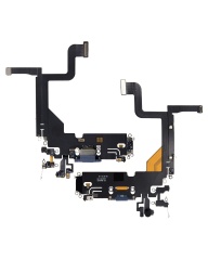 Charging Port Flex Cable Compatible For iPhone 13 Pro (Used OEM Pull) (Sierra Blue)