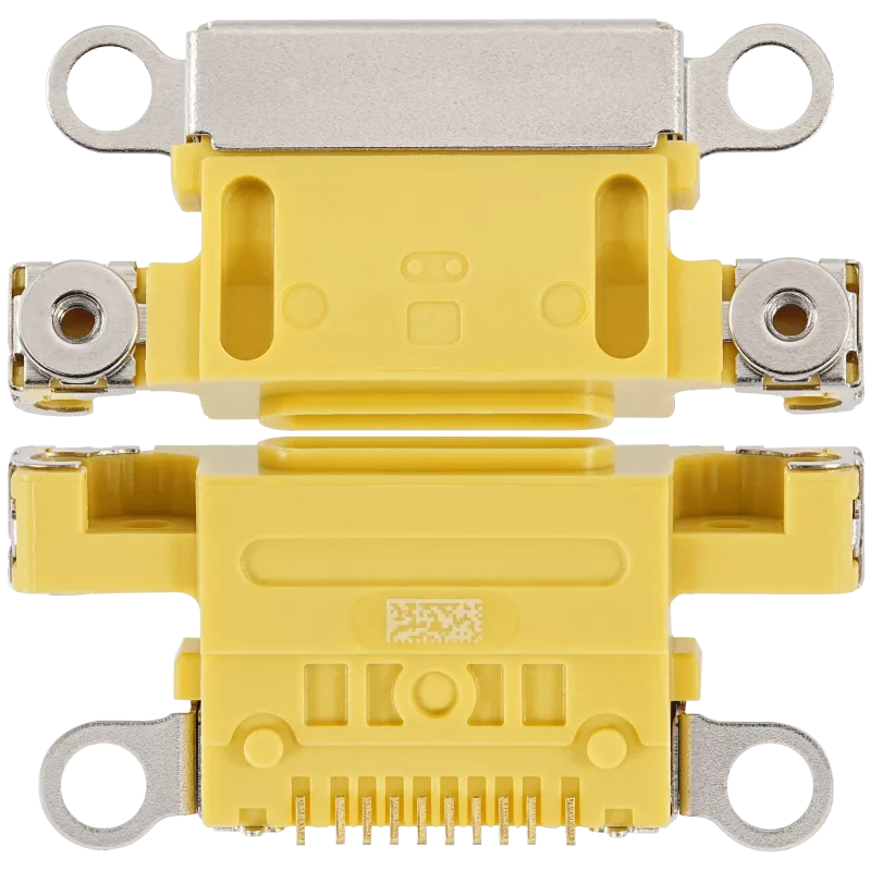 Charging Port Only Compatible For iPhone 14 / 14 Plus (Yellow) (10 Pack)