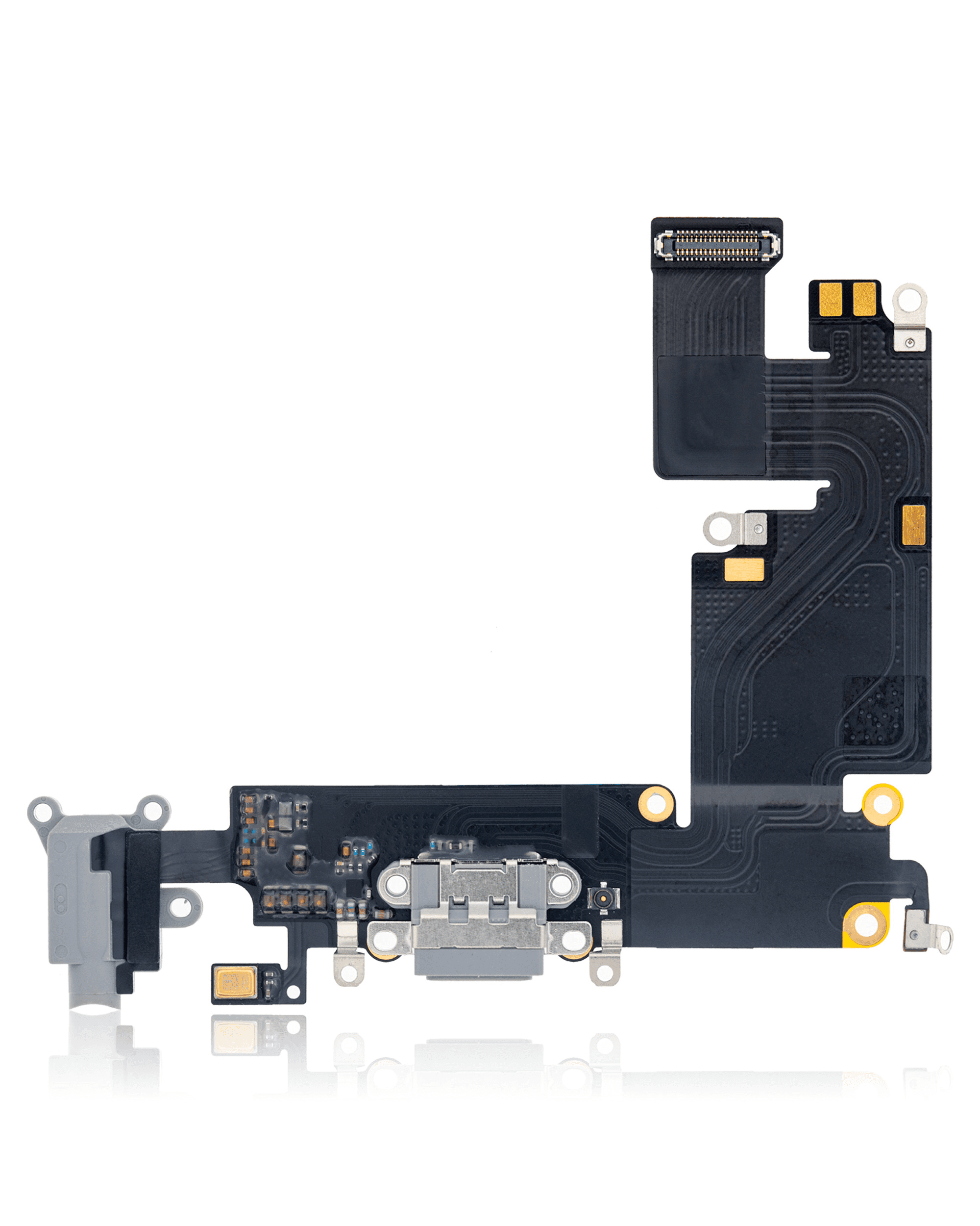 Charging Port Flex Cable Compatible For iPhone 6 Plus (Aftermarket) (Space Gray)