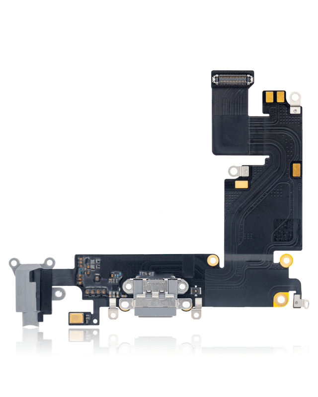 Charging Port Flex Cable Compatible For iPhone 6 Plus (Aftermarket) (Space Gray)