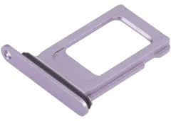 Single Sim Card Tray Compatible For iPhone 14 / 14 Plus (Purple)