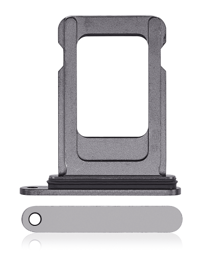 Single Sim Card Tray Compatible For iPhone 14 Pro / 14 Pro Max (Space Black)