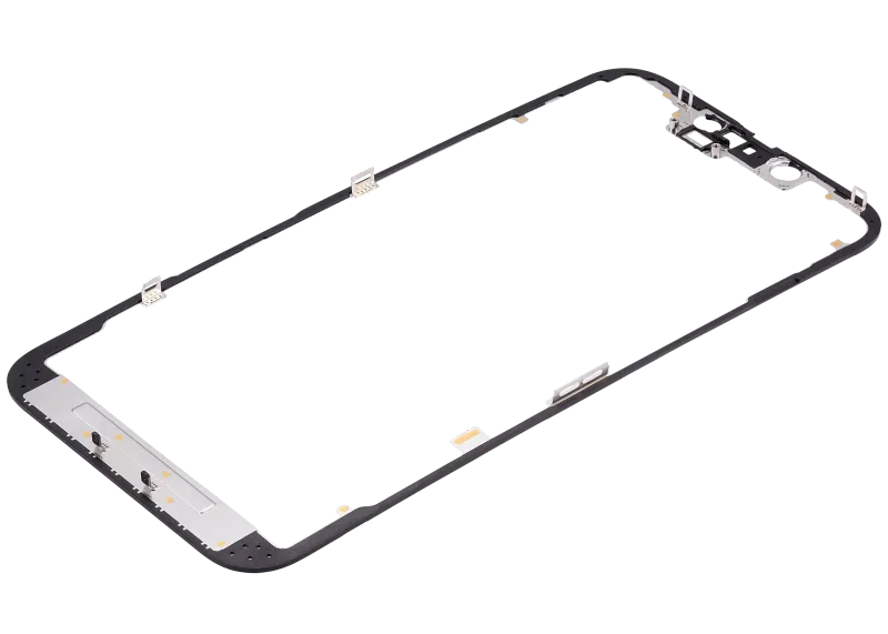 2 in 1 With Frame Included (Front Glass + OCA Pre-Installed) Compatible For iPhone 14 Pro (OCA Master)