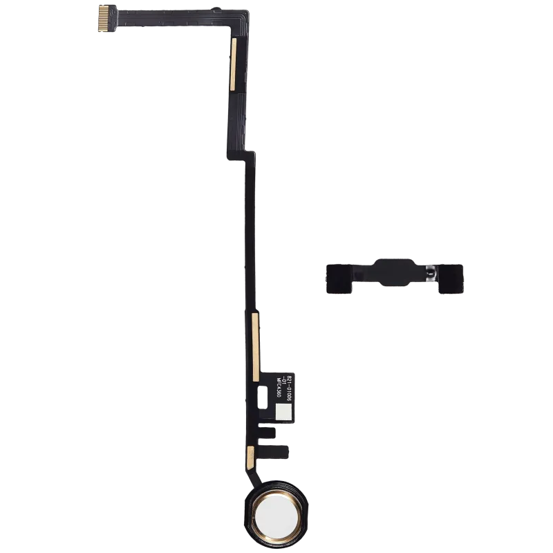 Home Button Flex Cable Compatible For iPad 5 (2017) / iPad 6 (2018) (Aftermarket Plus) (Gold)