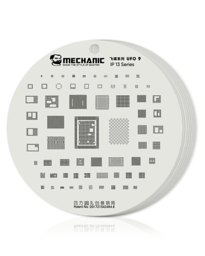 UFO Series BGA Reballing Stencil Full Set For iPhone 6 To 13 Pro Max (Mechanic)