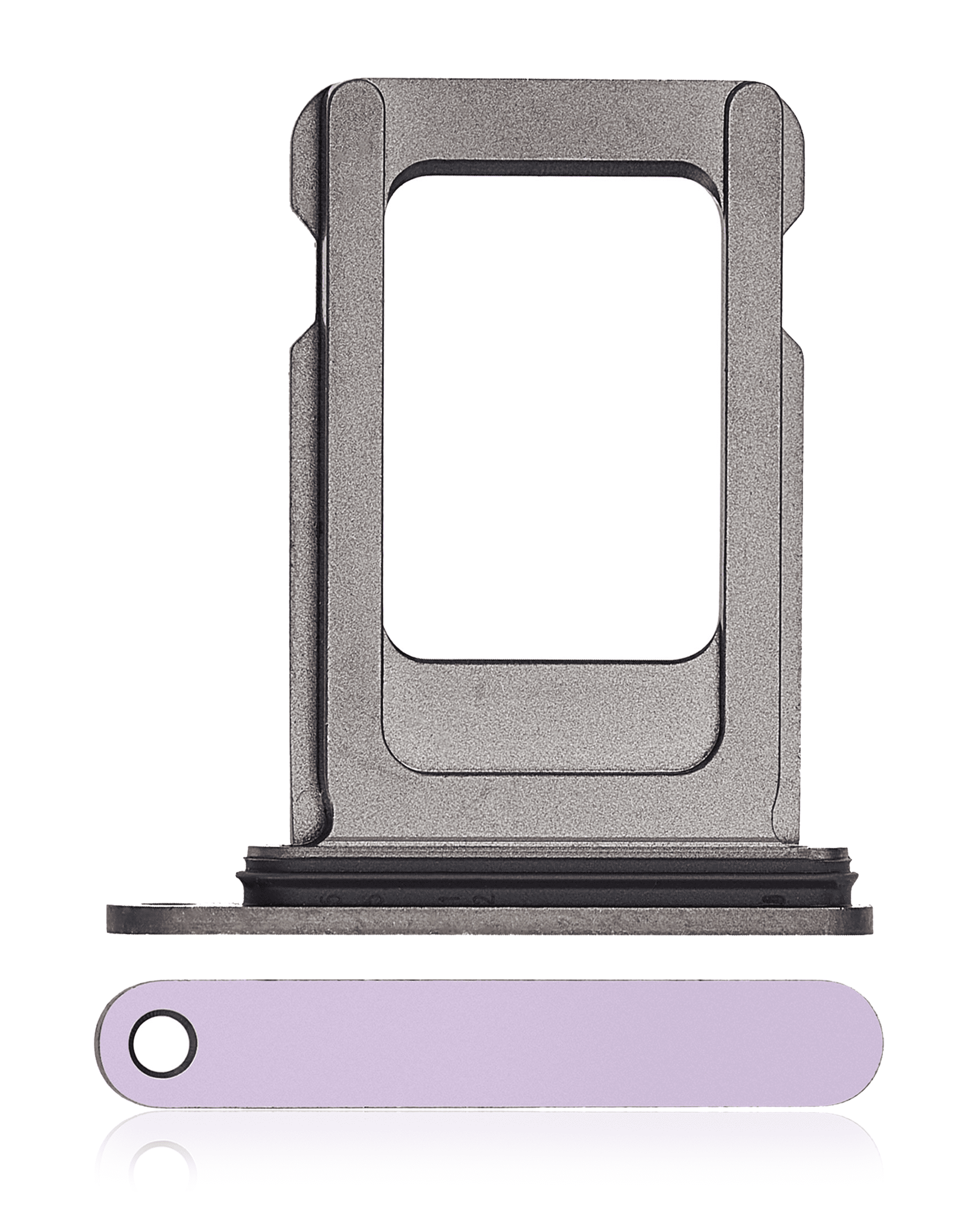 Single Sim Card Tray Compatible For iPhone 14 Pro / 14 Pro Max (Deep Purple)