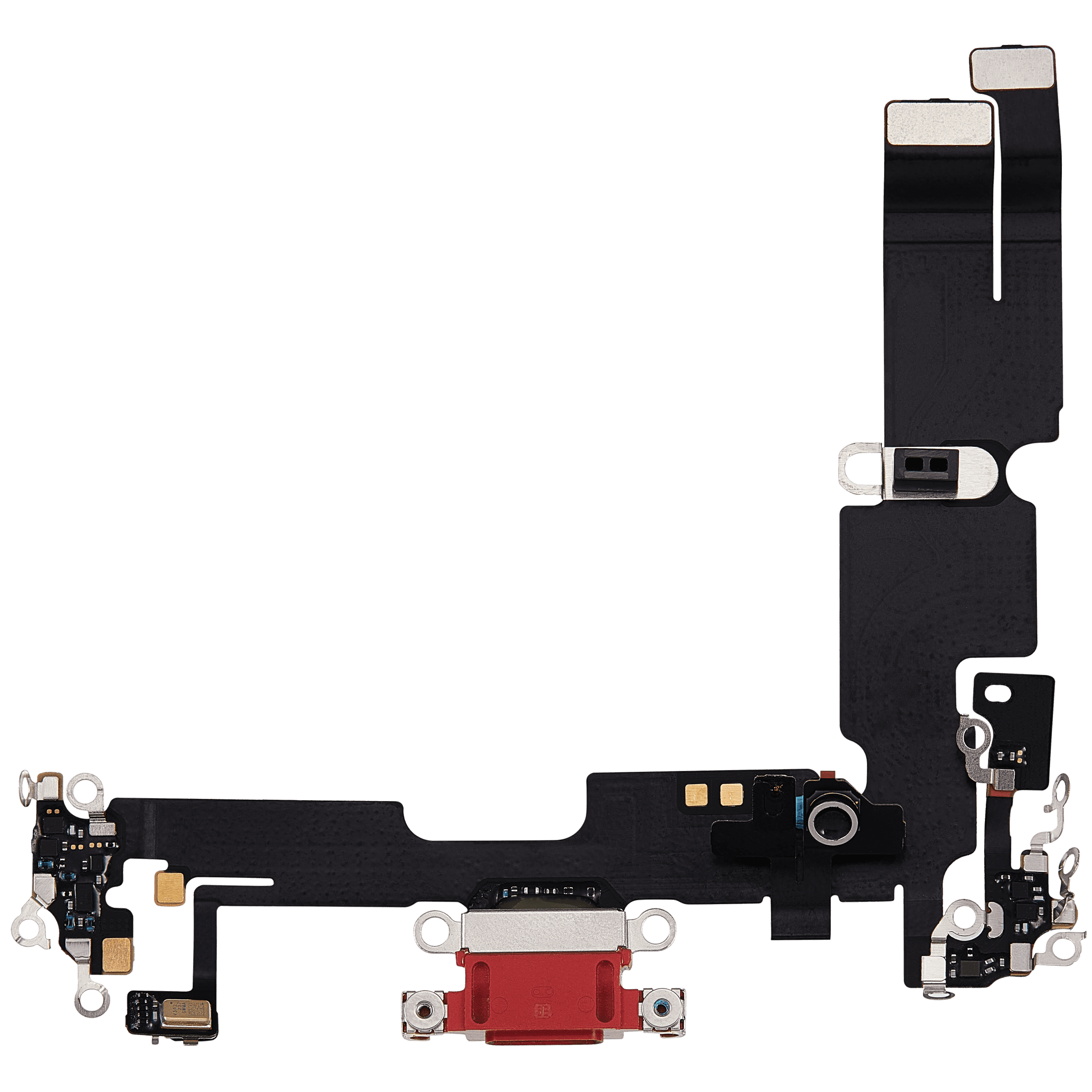 Charging Port Flex Cable Compatible For iPhone 14 Plus (Used OEM Pull) (Red)