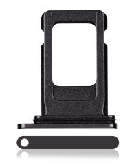 Single Sim Card Tray Compatible For iPhone 11 (Black)