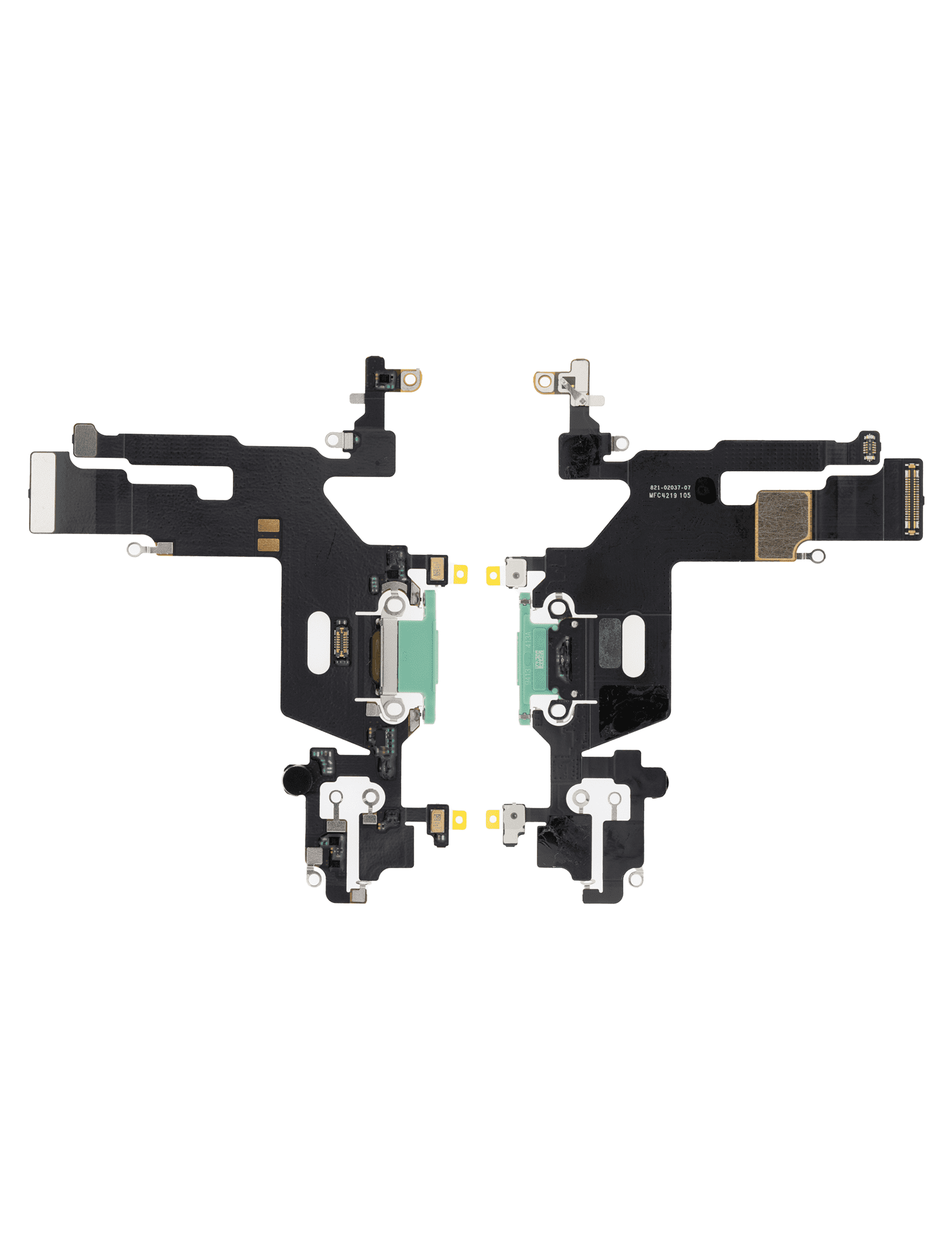 Charging Port Flex Cable Compatible For iPhone 11 (Premium) (Green)