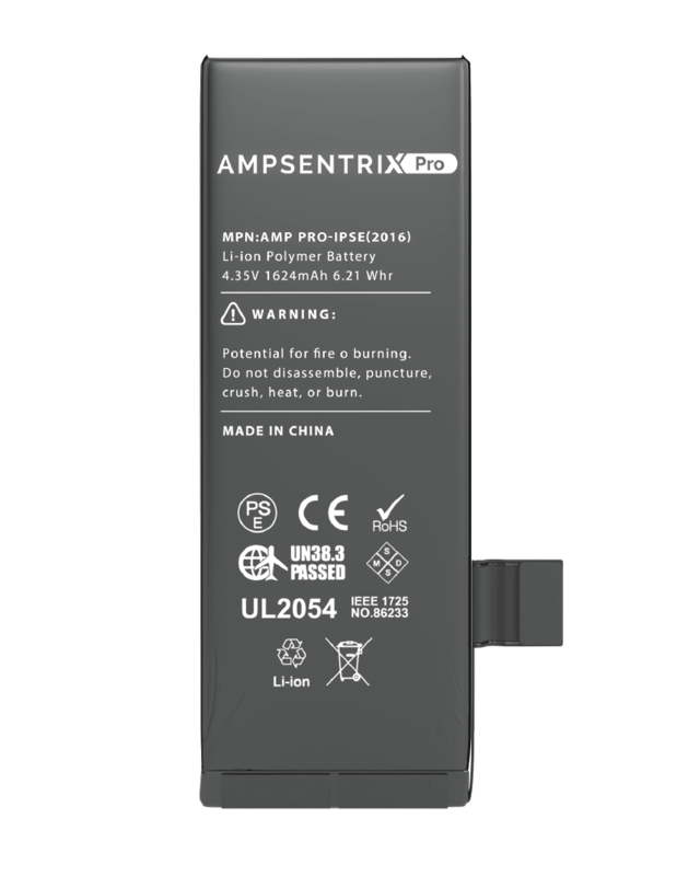 Replacement Battery Compatible For iPhone SE (2016) (AmpSentrix Pro)