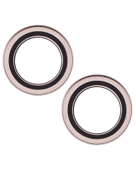 Casper Camera Lens Protector Compatible For iPhone 13 / 13 Mini (Pink) (Clear)