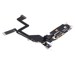 Charging Port Flex Cable Compatible For iPhone 14 Pro (Premium) (Gold)