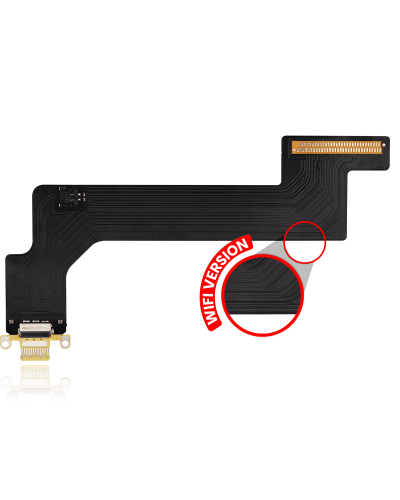 Charging Port Flex Cable Compatible For iPad 10 (2022) (WiFi Version) (Aftermarket Plus) (Yellow)