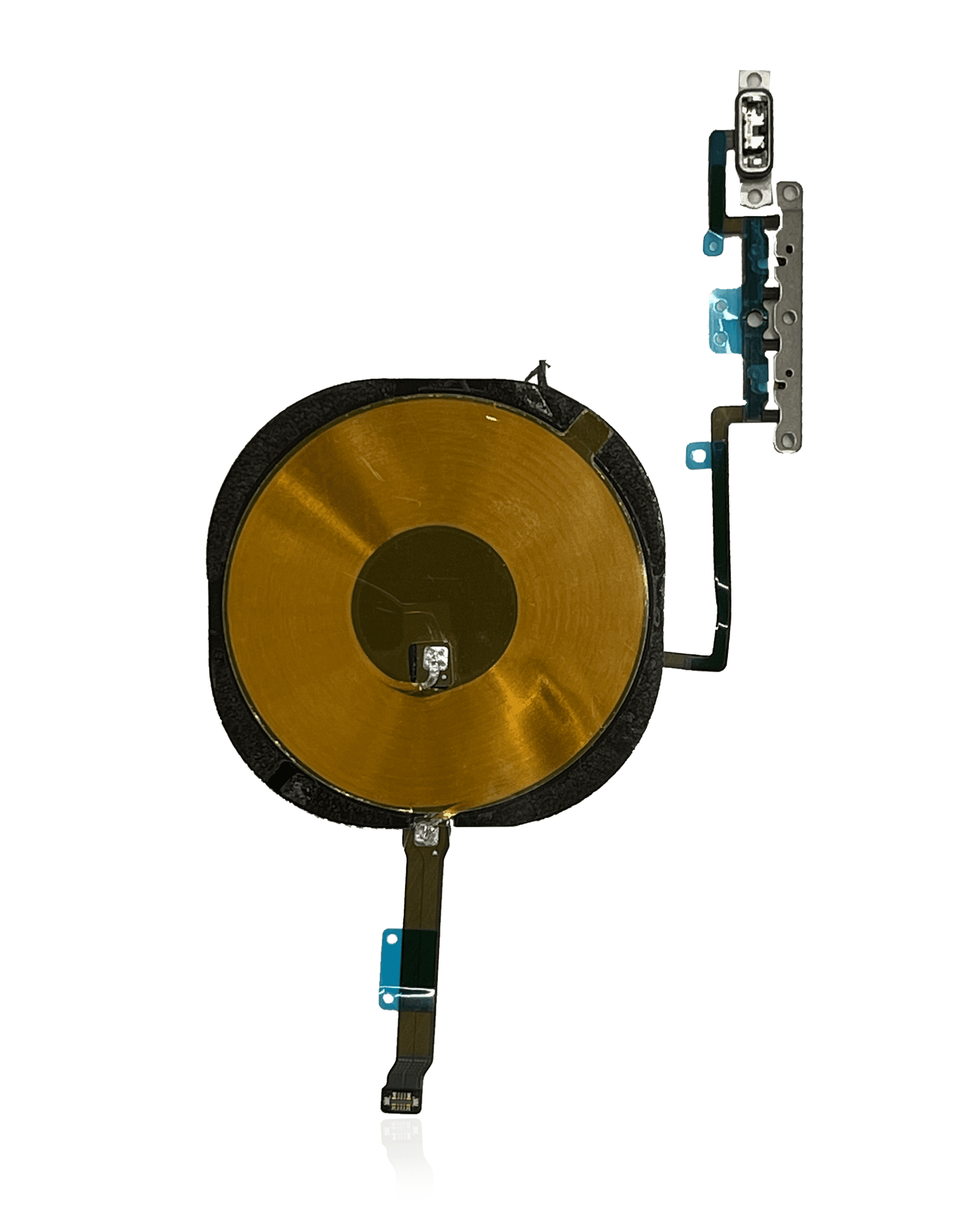 Wireless NFC Charging Flex With Power & Volume Flex Pre-Installed Compatible For iPhone 11 Pro Max