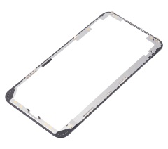 3 in 1 (Front Glass + Frame + OCA Pre-Installed) Compatible For iPhone 8 Plus (Black) (2 Pack) (OCA Master)