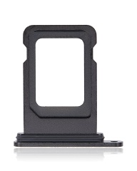 Dual Sim Card Tray Compatible For iPhone 14 Pro / 14 Pro Max (Space Black)