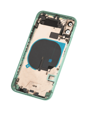 Back Housing W/ Small Components Pre-Installed Compatible For iPhone 11 (Used OEM Pull: Grade A) (Green)