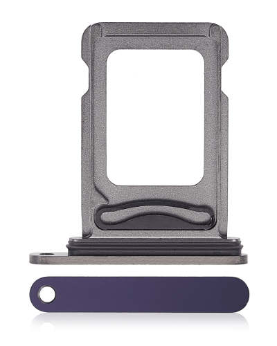 Dual Sim Card Tray Compatible For iPhone 14 Pro / 14 Pro Max (Deep Purple)
