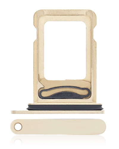 Dual Sim Card Tray Compatible For iPhone 13 Pro / 13 Pro Max (Gold)