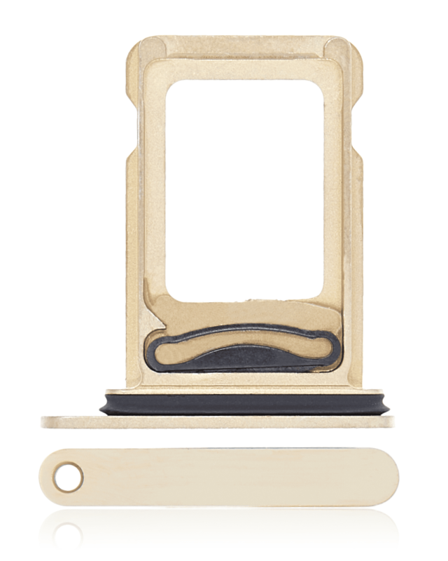 Dual Sim Card Tray Compatible For iPhone 13 Pro / 13 Pro Max (Gold)