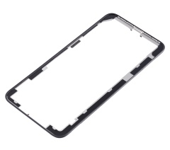 3 in 1 (Front Glass + Frame + OCA Pre-Installed) Compatible For iPhone 8 Plus (Black) (2 Pack) (OCA Master)