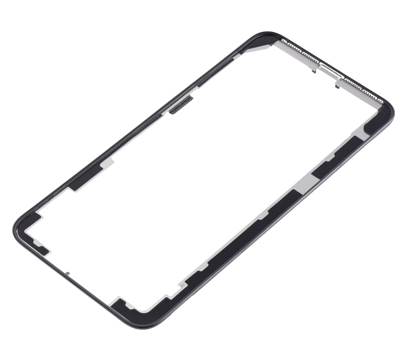 3 in 1 (Front Glass + Frame + OCA Pre-Installed) Compatible For iPhone 8 Plus (Black) (2 Pack) (OCA Master)