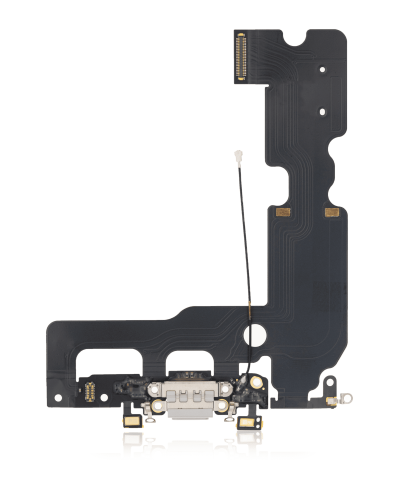 Charging Port Flex Cable Compatible For iPhone 7 Plus (Premium) (Silver)
