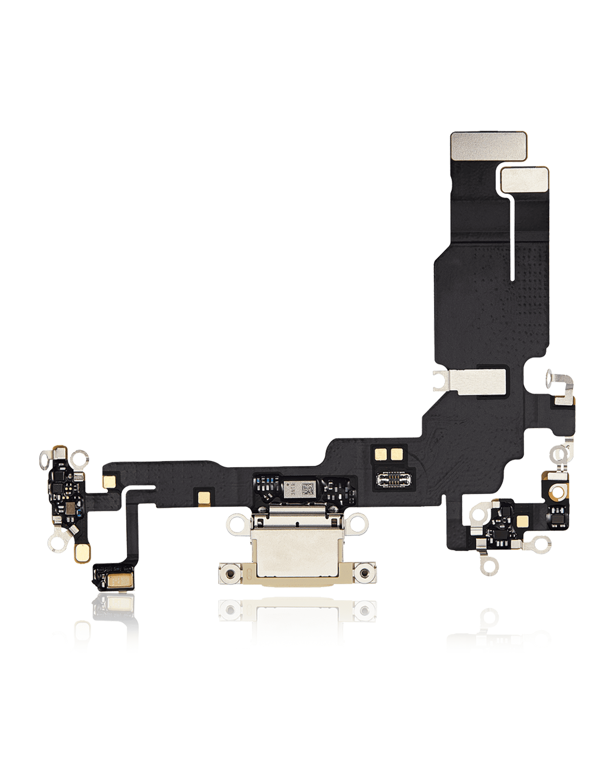 Charging Port Flex Cable Compatible For iPhone 15 (Premium) (Yellow)