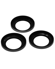 Casper Camera Lens Protector Compatible For iPhone 15 Pro / 15 Pro Max (Black) (Clear)