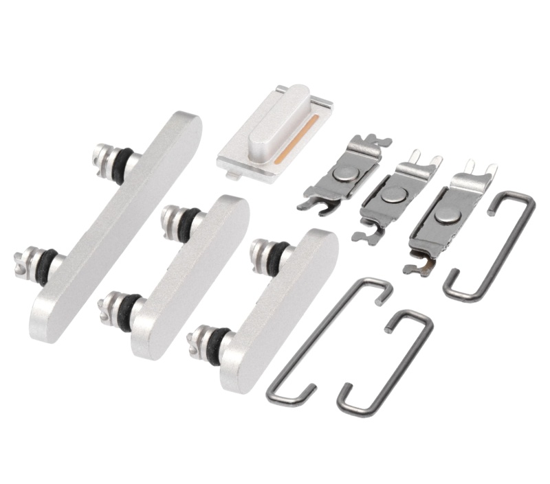 Hard Buttons (Power / Volume / Switch) Compatible For iPhone 13 / 13 Mini (Starlight)