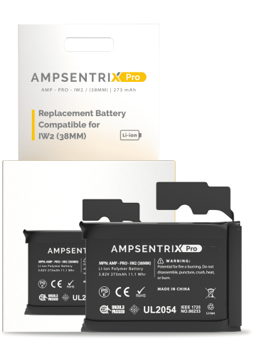 Replacement Battery Compatible For Watch Series 2 (38MM) (AmpSentrix Pro)