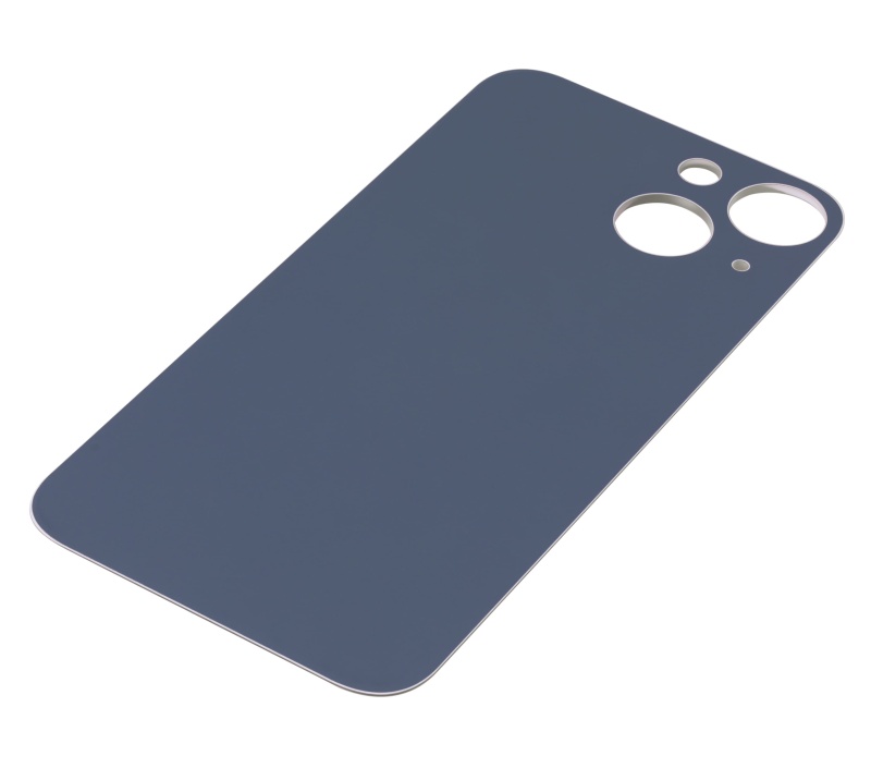 Back Glass With 3M Adhesive Compatible For iPhone 13 Mini (No Logo / Large Camera Hole) (Starlight)