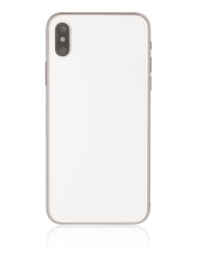 Back Housing W/ Small Components Pre-Installed Compatible For iPhone X (Used OEM Pull: Grade A) (Silver)