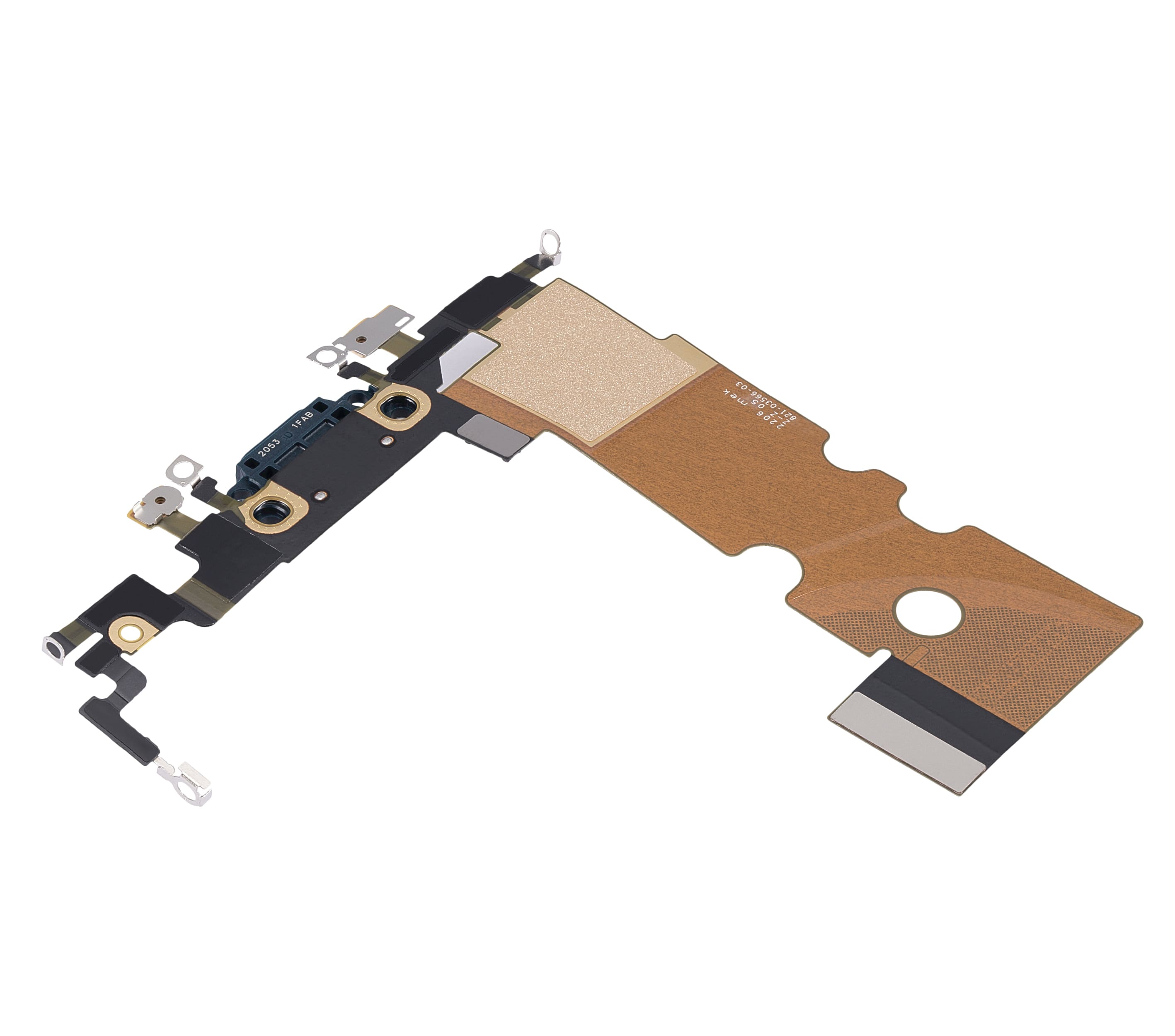 Charging Port Flex Cable Compatible For iPhone SE (2022) (Premium) (Midnight)