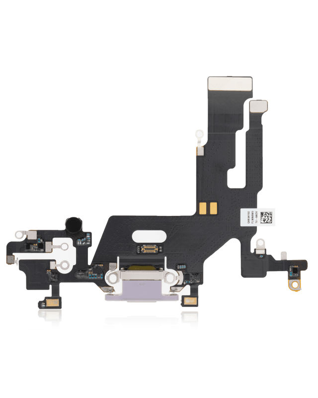 Charging Port Flex Cable Compatible For iPhone 11 (Premium) (Purple)