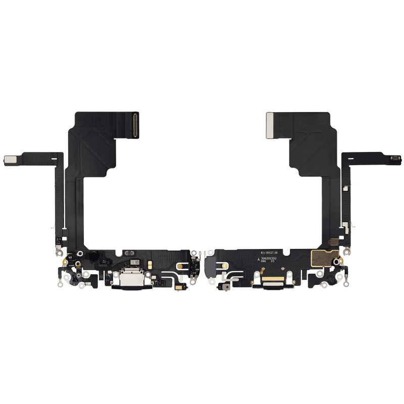 Charging Port Flex Cable Compatible For iPhone 15 Pro (Premium) (Blue Titanium)