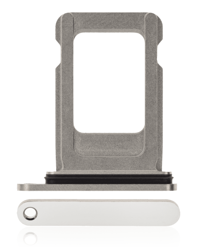 Single Sim Card Tray Compatible For iPhone 12 Pro / 12 Pro Max / 13 Pro / 13 Pro Max (Silver)