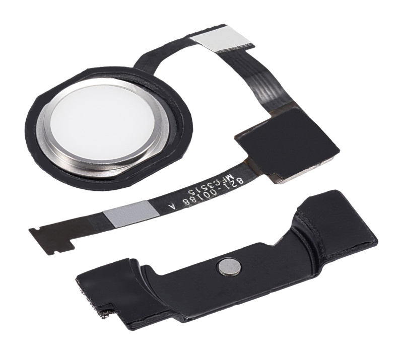 Home Button With Flex Compatible For iPad Mini 4 (Silver)