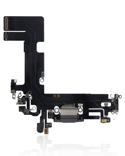 Charging Port Flex Cable Compatible For iPhone 13 (Aftermarket Plus) (Midnight)