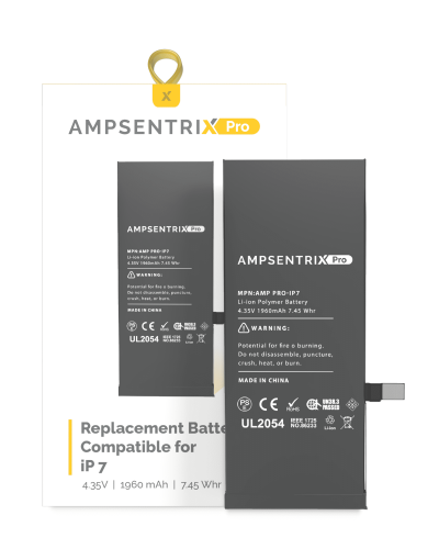 Replacement Battery Compatible For iPhone 7 (AmpSentrix Pro)