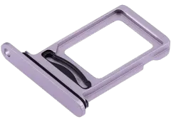 Dual Sim Card Tray Compatible For iPhone 14 / 14 Plus (Purple)