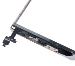 Digitizer With IC Chip & Home Button Pre-Installed Compatible For iPad Mini 1 / iPad Mini 2 (Aftermarket Plus) (Black)