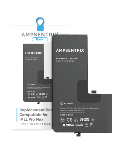Replacement Battery Compatible For iPhone 11 Pro Max (AmpSentrix Basic)