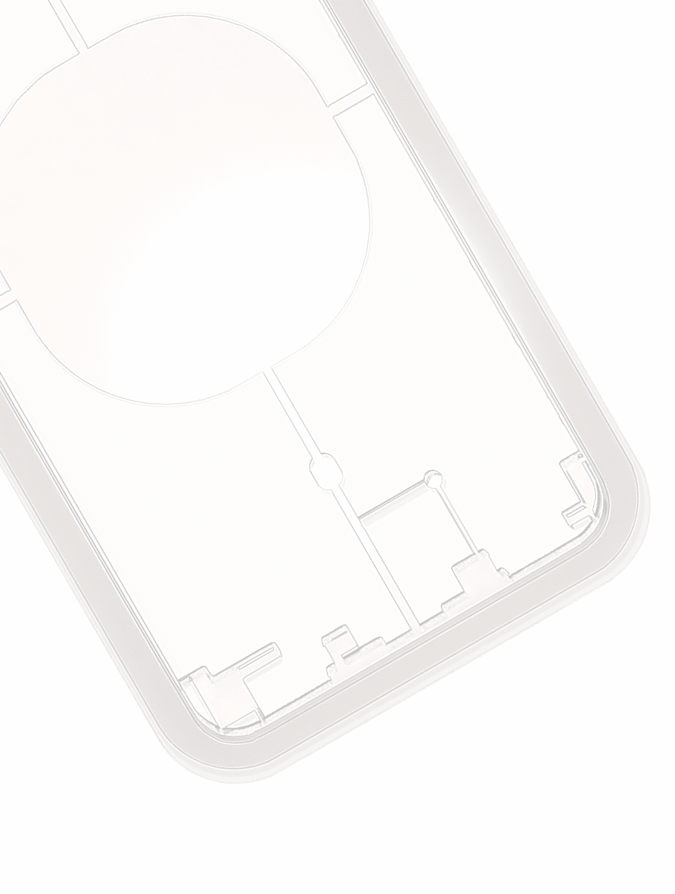 Laser Machine Protection Mold Compatible For iPhone 8 (M-Triangel)