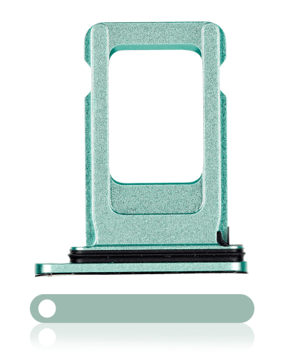 Single Sim Card Tray Compatible For iPhone 11 (Green)
