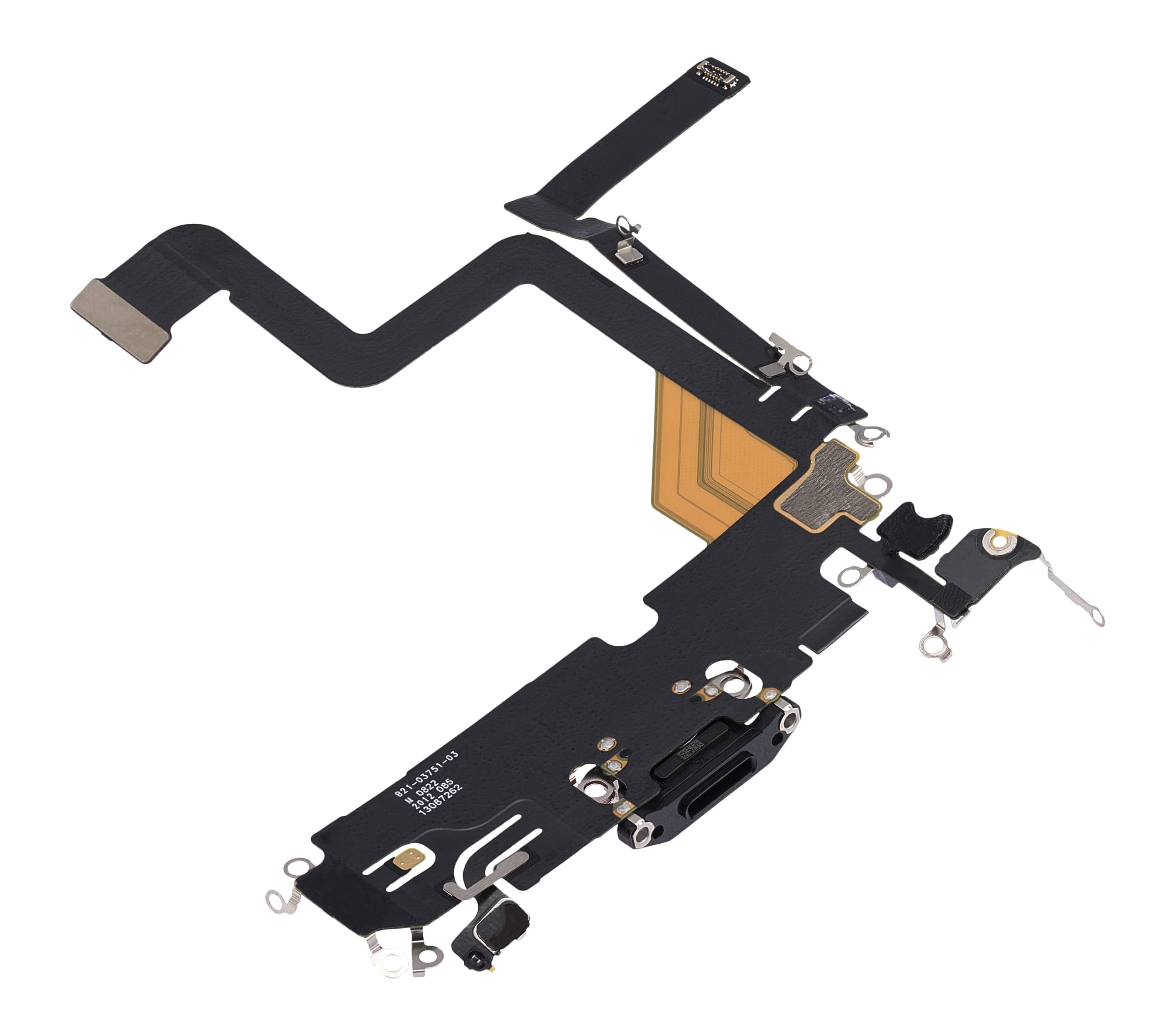 Charging Port Flex Cable Compatible For iPhone 14 Pro (Premium) (Space Black)